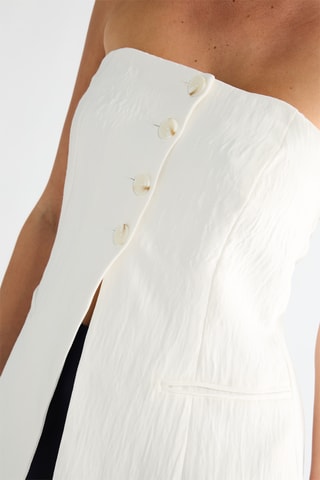 Strapless Top - Wit