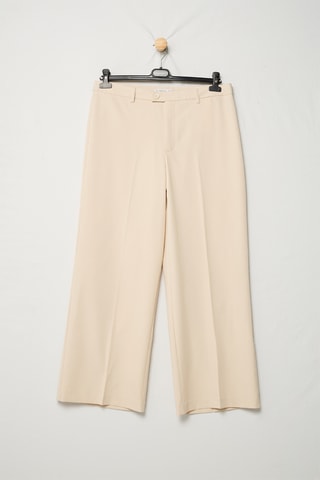7/8 Broek Straight Fit Hoge Taille - Beige