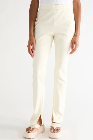 Flare Broek Hoge Taille - Wit
