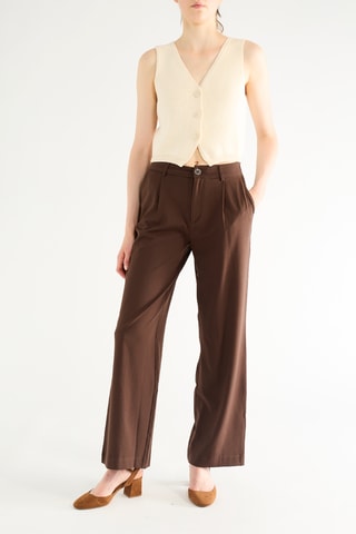 Broek Straight - Bruin