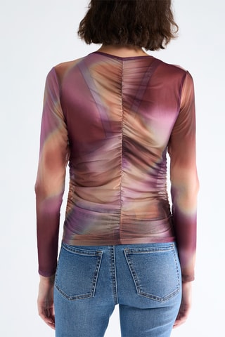 Top Tie and Dye - Paars