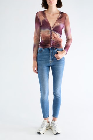 Top Tie and Dye - Paars