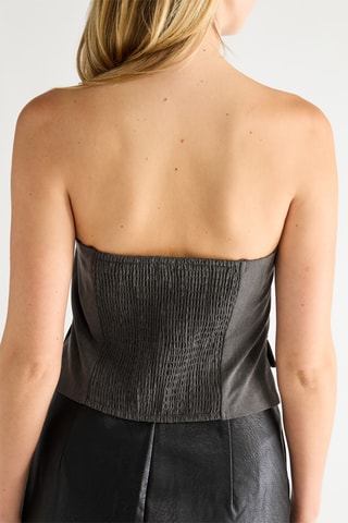 Strapless Top - Grijs