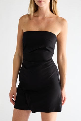 Strapless Jurk - Zwart