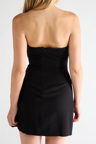 Strapless Jurk - Zwart