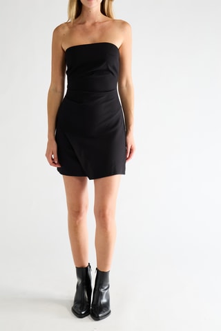 Strapless Jurk - Zwart
