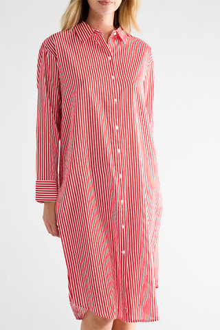Blouse-jurk - Rood