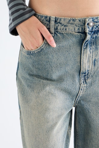Jeans wide legs - Blauw