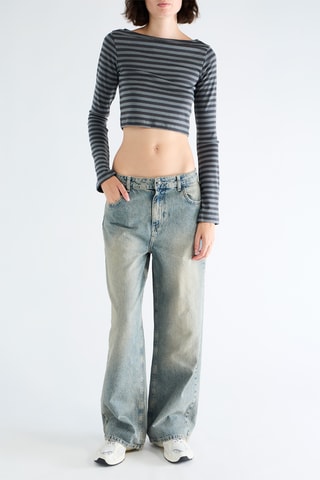 Jeans wide legs - Blauw