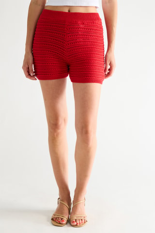 Short Hoge Taille - Rood