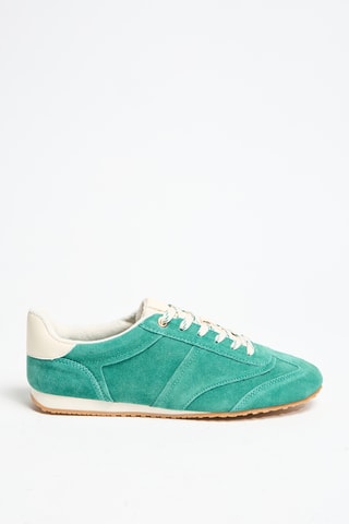 Nubuck Sneakers - Turquoise