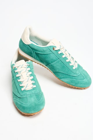 Nubuck Sneakers - Turquoise