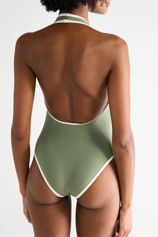 Maillot 1 pièce - Vert clair