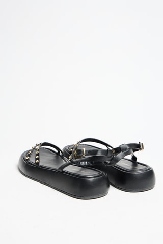 Platform Sandalen - Zwart