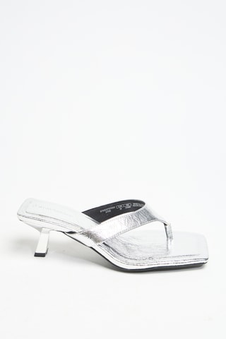 Sandalen met Hak - Zilverkleurig