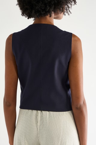 Gilet - Marineblauw