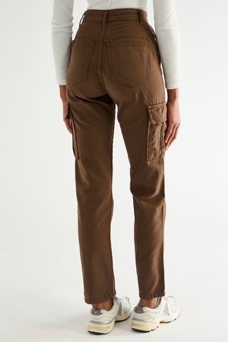 Broek Hoge Taille - Bruin