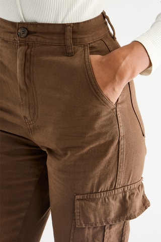 Broek Hoge Taille - Bruin