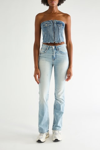 Jeans Hoge Taille - Hemelsblauw