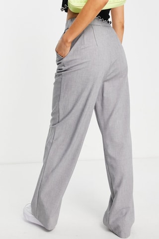 Broek Hoge Taille - Lichtgrijs