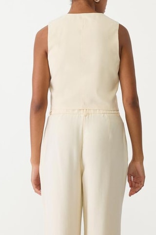 Mouwloos Vest - Beige
