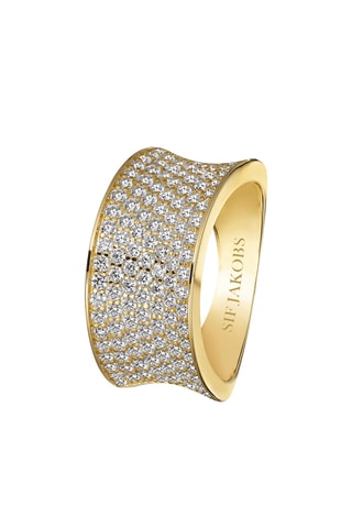 Anillo - Plata chapada en oro amarillo