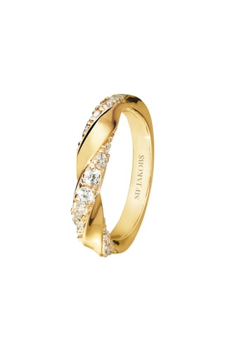 Anillo - Plata chapada en oro amarillo