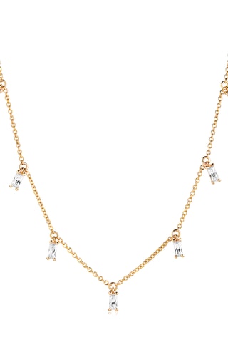Collar - Plata chapada en oro amarillo