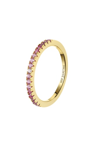 Anillo - Plata chapada en oro amarillo