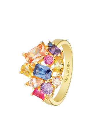 Anillo - Plata chapada en oro amarillo