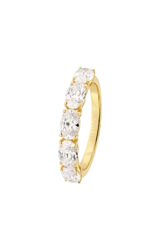 Anillo - Plata chapada en oro amarillo