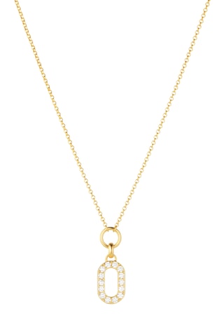 Collar - Plata chapada en oro amarillo