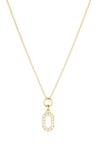 Collar - Plata chapada en oro amarillo