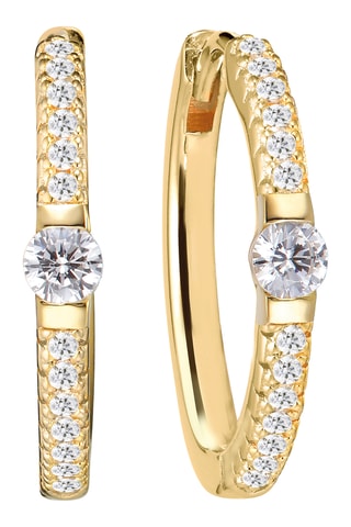 Créoles - Argent plaqué or jaune