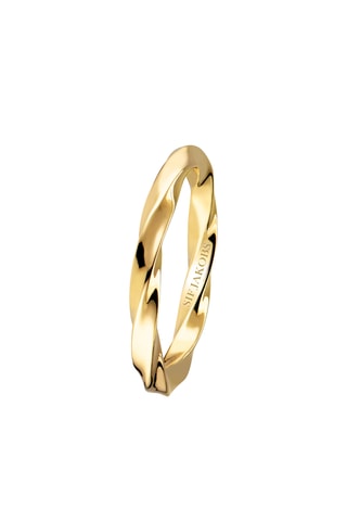 Anillo - Plata chapada en oro amarillo