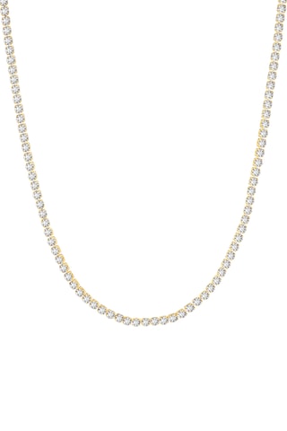 Collar - Plata chapada en oro amarillo