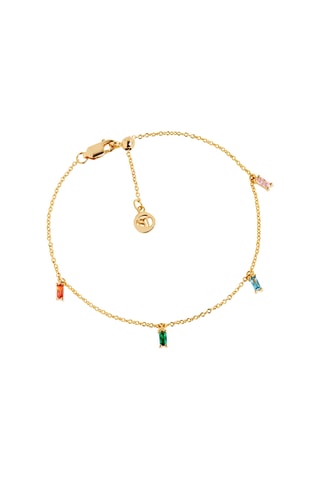 Pulsera Princess - Plata chapada en oro amarillo
