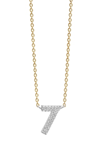 Collar Novoli Sette - Plata chapada en oro amarillo