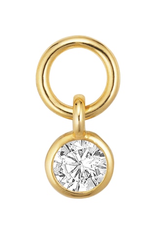 Charm Ghiera Uno - Plata chapada en oro amarillo