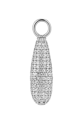 Charm Goccia - Plata