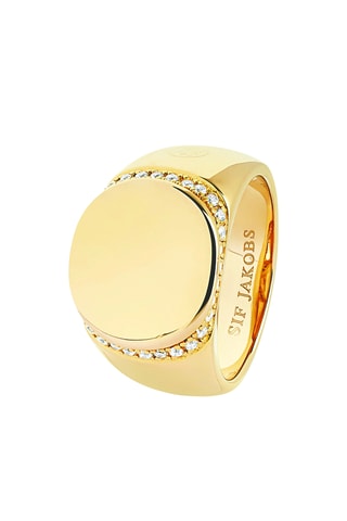Anillo Follina - Plata chapada en oro amarillo
