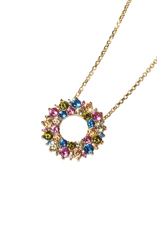 Collar Livigno - Plata chapada en oro amarillo
