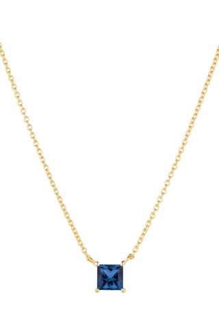 Collar Ellera - Plata chapada en oro amarillo