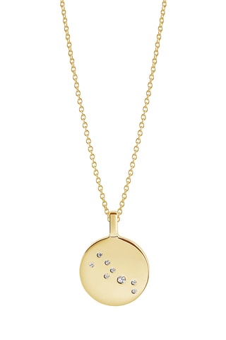 Colgante Zodiaco Tauro - Plata chapada en oro amarillo
