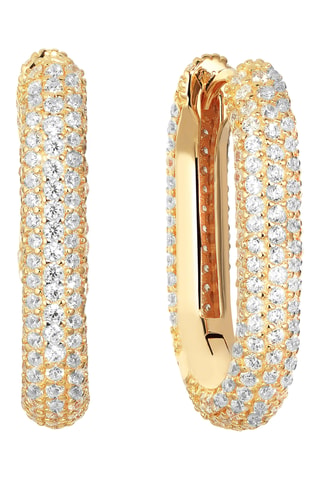 Criollas Capri - Plata chapada en oro amarillo