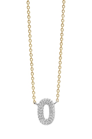 Collar Novoli Zero - Plata chapada en oro amarillo