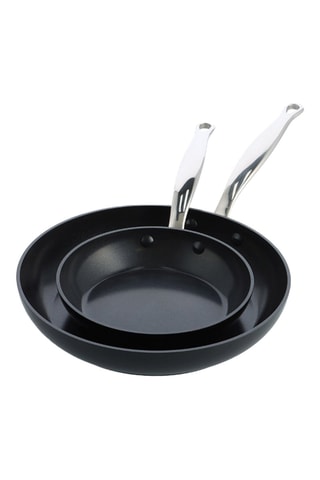 2 poêles revêtement céramique Barcelona - 20/28 cm - Greenpan
