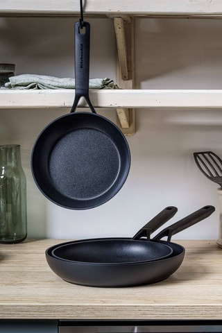 3 poêles à frire - 20, 24 et 28 cm - Kitchenaid