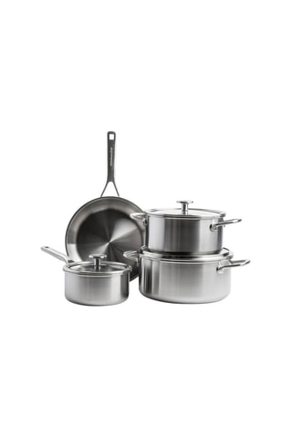 Batterie de cuisine en acier inoxydable - 7 pièces - KitchenAid