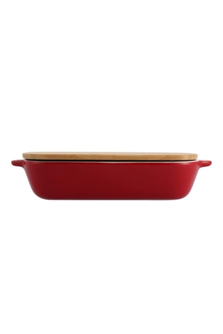 Travessa para forno em cerâmica - 32,8 x 19,5 x 7,5 cm